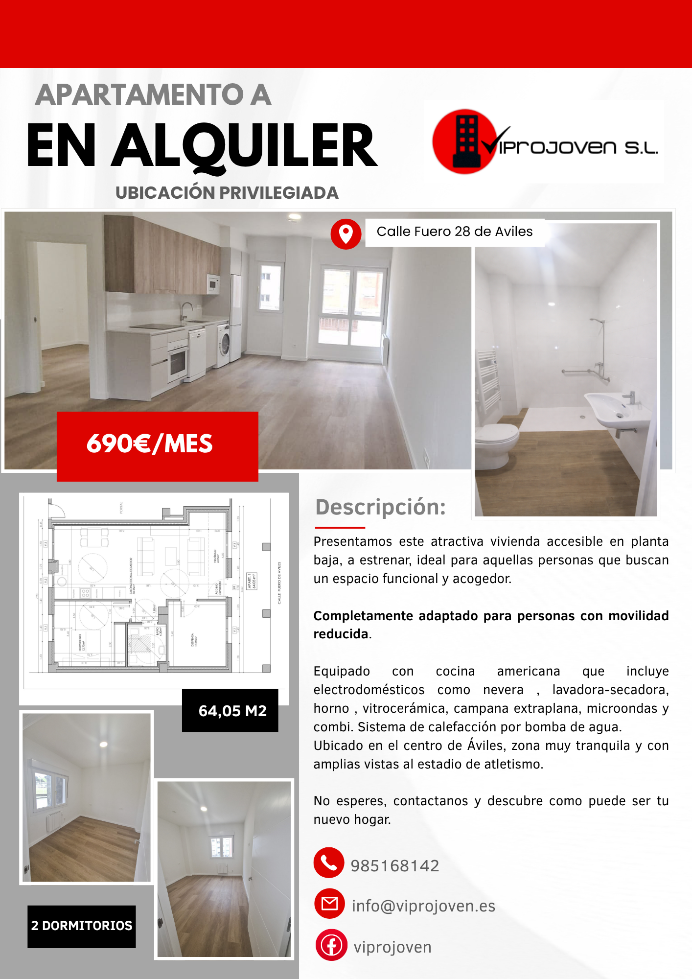 Vivienda planta baja adaptada